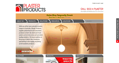 Desktop Screenshot of plasterproducts.com.au